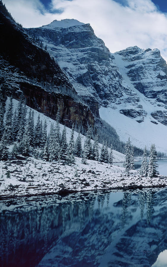 Banff National Park Photograph - Moraine Lake Panel I by Alan Majchrowicz