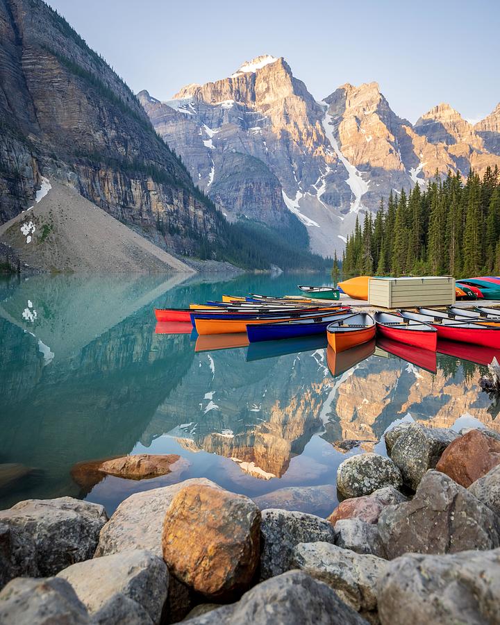 Banff National Park Photograph - Moraine Lake by Patricia Burilli Fencz