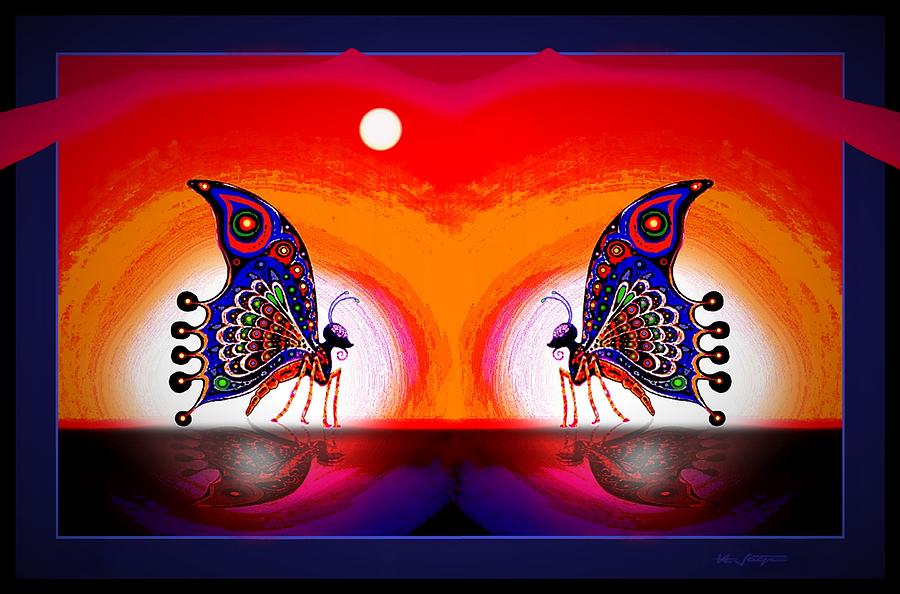 Butterfly Mixed Media - More Butterflies... by Hartmut Jager