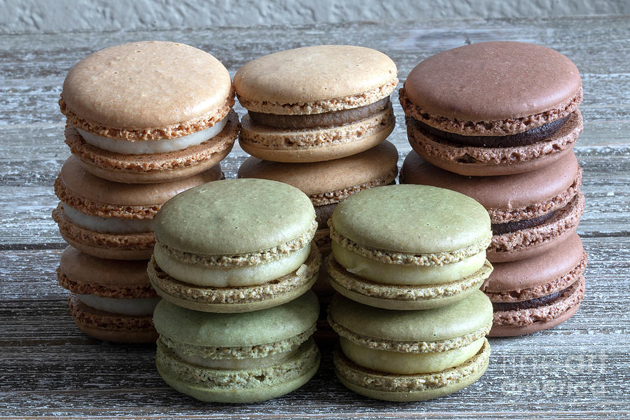 Cookie Photograph - More Stacked Macarons by Elisabeth Lucas