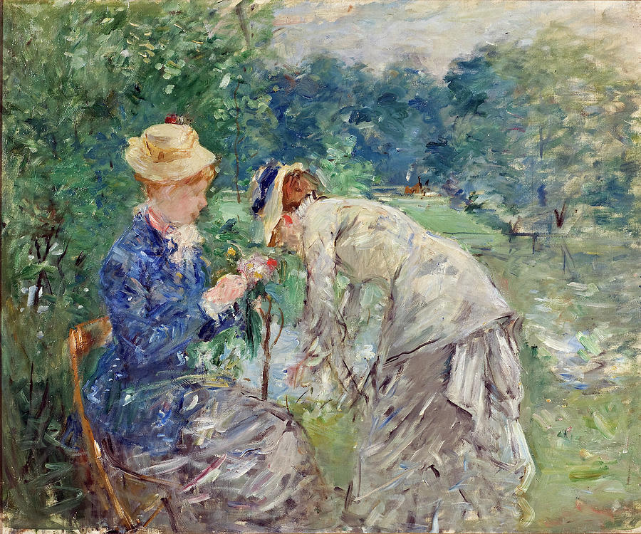 Morisot: Bois De Boulogne Painting by Berthe Morisot - Fine Art America