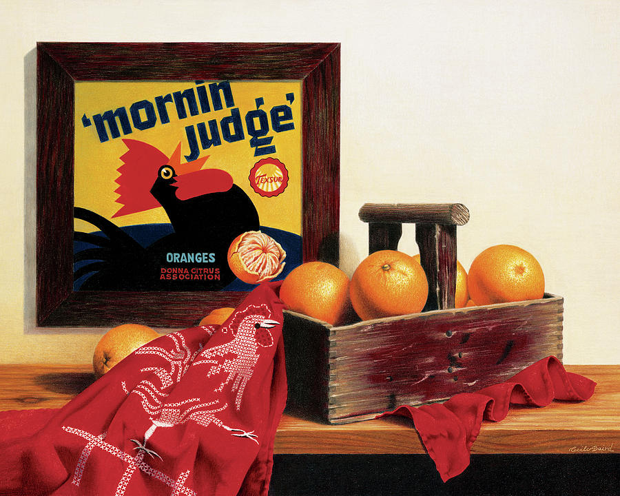 mornin Judge Painting by Cecile Baird