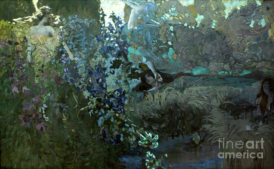 Morning, 1897. Artist Mikhail Vrubel Drawing by Heritage Images - Fine ...