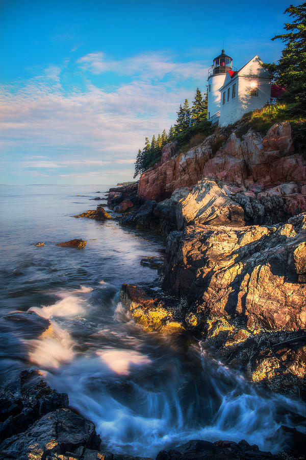 Morning At Bass Harbor Lighthouse Photograph by Owen Weber