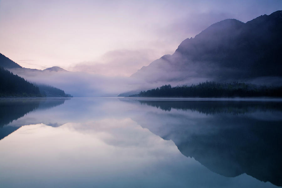 Morning At Lake Plansee Photograph by Wingmar