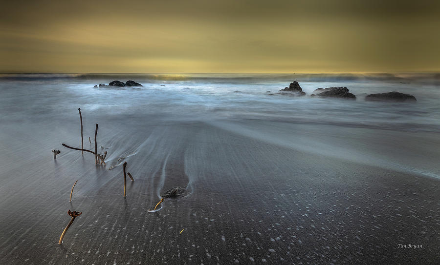 Seascape Photograph - Morning at Moonstone by Tim Bryan