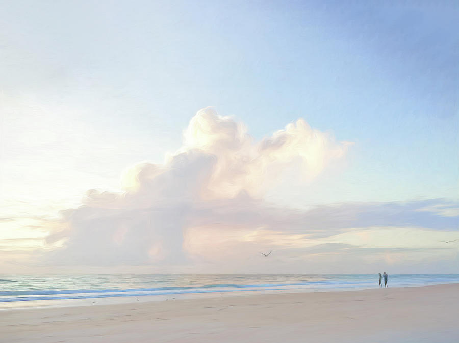 Morning Beach Walk 69x92 by Steven Sparks Morning Beach Walk 69x92 by Steven Sparks