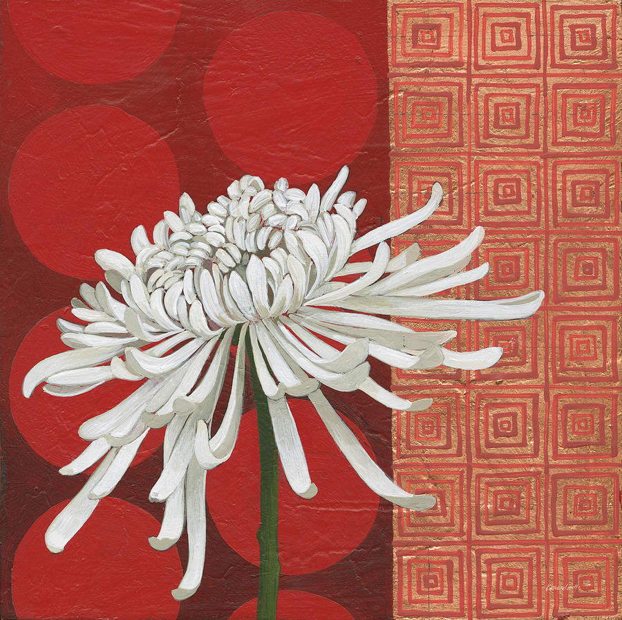Flower Painting - Morning Chrysanthemum II by Kathrine Lovell