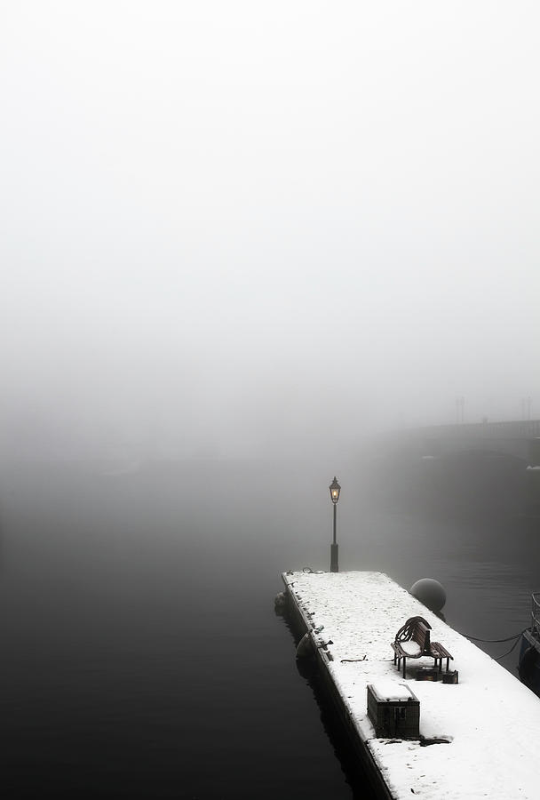Morning Fog, Blasieholmen Photograph by Hannes Runelöf