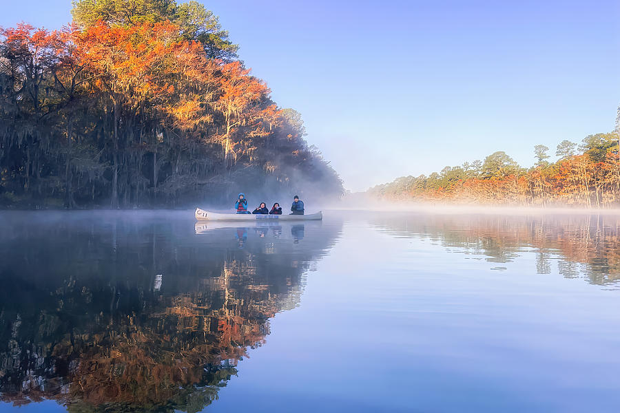 Morning Fog In Caddo Lake ??????? Photograph by Janice W. Chen