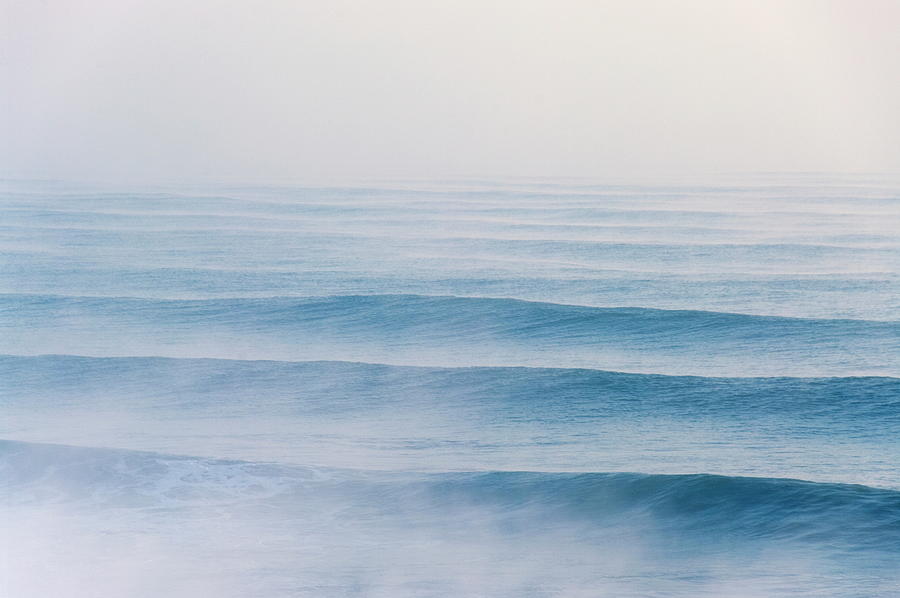 Morning Fog Over Waves. Oarai Photograph by I-works/amanaimagesrf