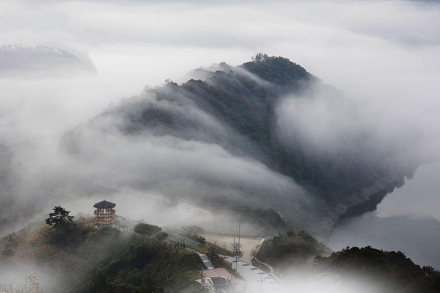 Morning Fog Photograph by Ryu Shinwoo