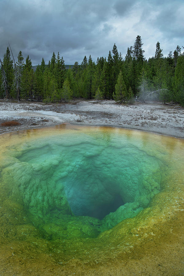 Morning Glory Pool, Yellowstone Photograph by Alan Majchrowicz - Fine ...