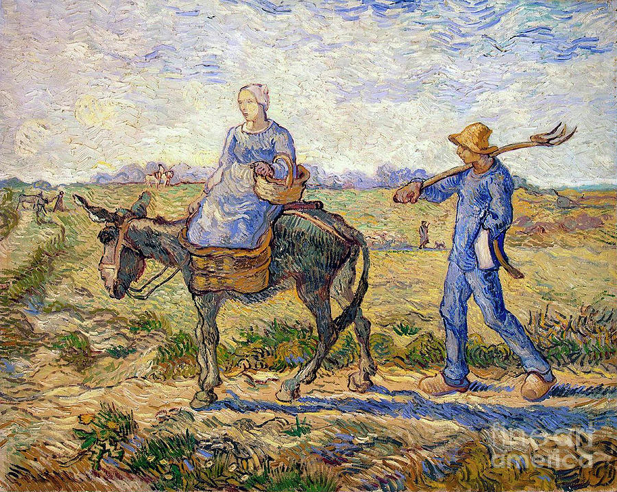Morning Going Out To Work, 1890. Artist Drawing by Heritage Images
