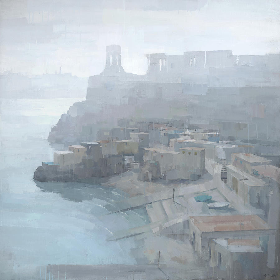 Morning Haze, Valletta, Malta Painting