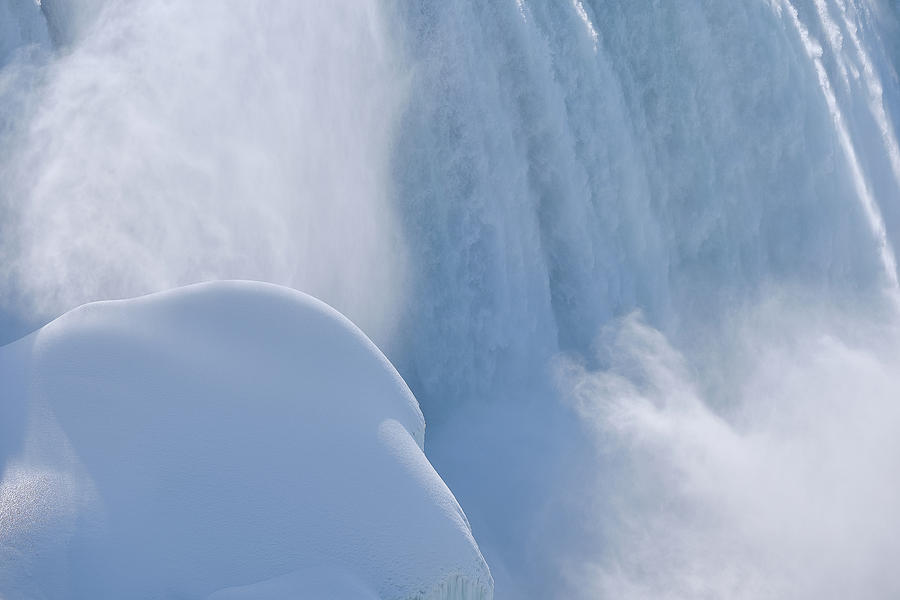 Morning Ice And Light On Niagara Photograph