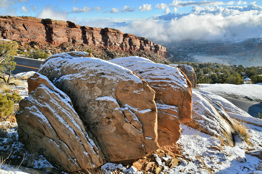 Morning in Colorado National Monument after  Photograph by Ray Mathis