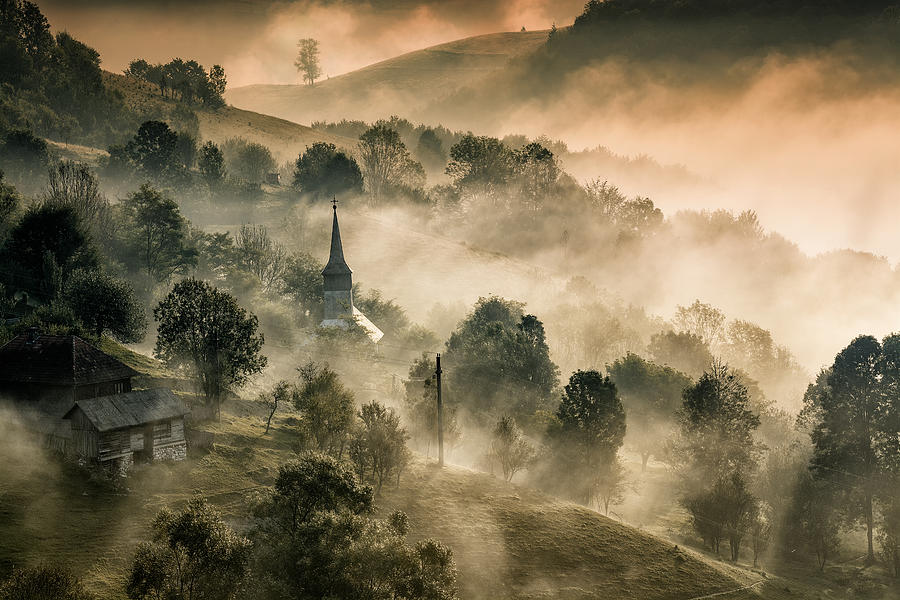 Landscape Photograph - Morning In Wetern Mountains by Grigore Roibu