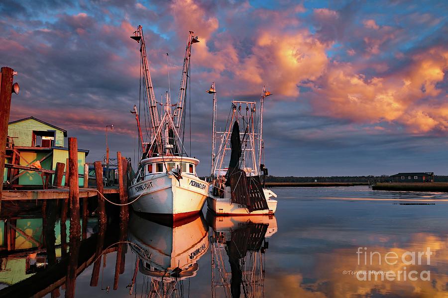Shrimp Boats Photograph - Morning Light by Terrah Hewett