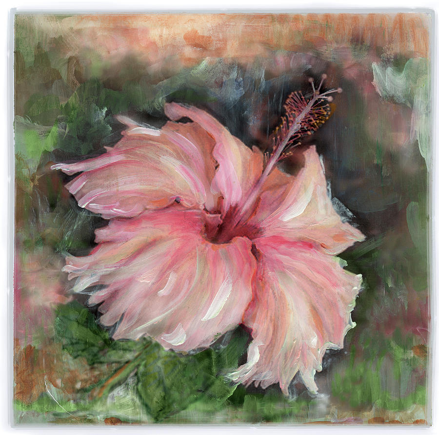 Hibiscus Painting - Morning by Maria Trad