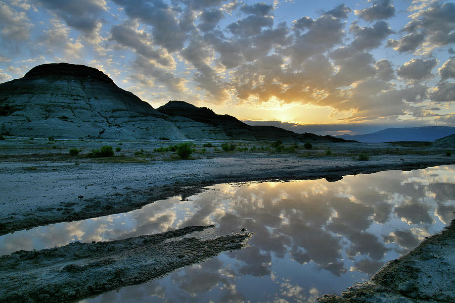 Morning Mirror Image at Ruby Mountain Photograph by Ray Mathis