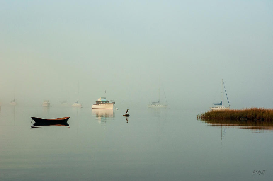 Morning Mist Bristol Harbor II Photograph by David Gordon