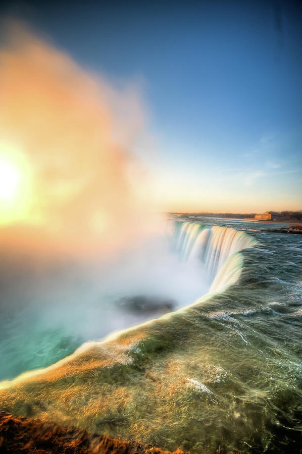 Morning Niagara Falls Mist Photograph by Insight Imaging