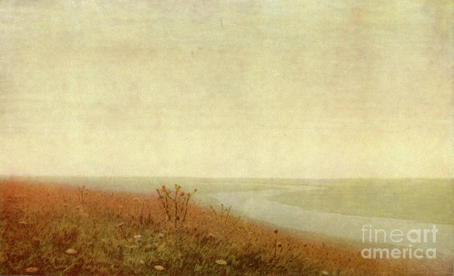 Morning On The Dnieper Drawing by Print Collector