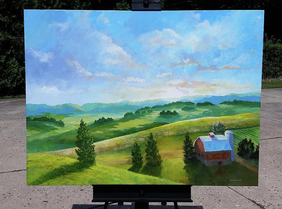 Morning On The Farm Painting by David Maynard