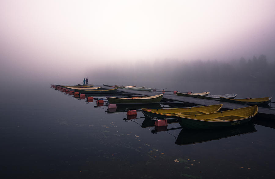 Morning On The Lake. Photograph by Mika Suutari