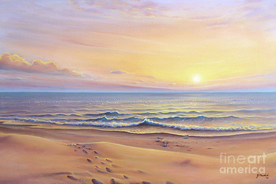 Morning Sea Breeze Painting by Joe Mandrick