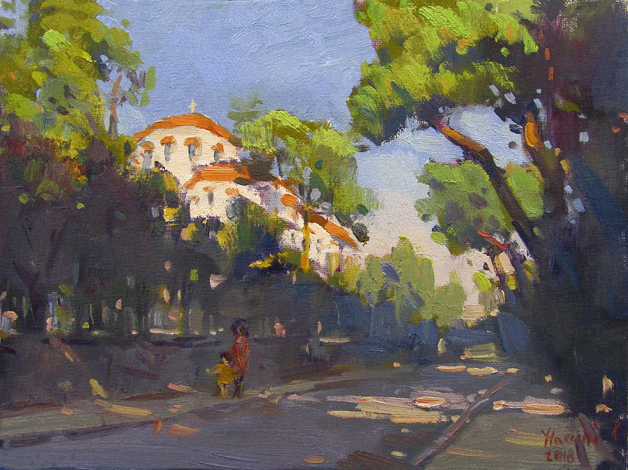 City Painting - Morning Sunlight Athens by Ylli Haruni