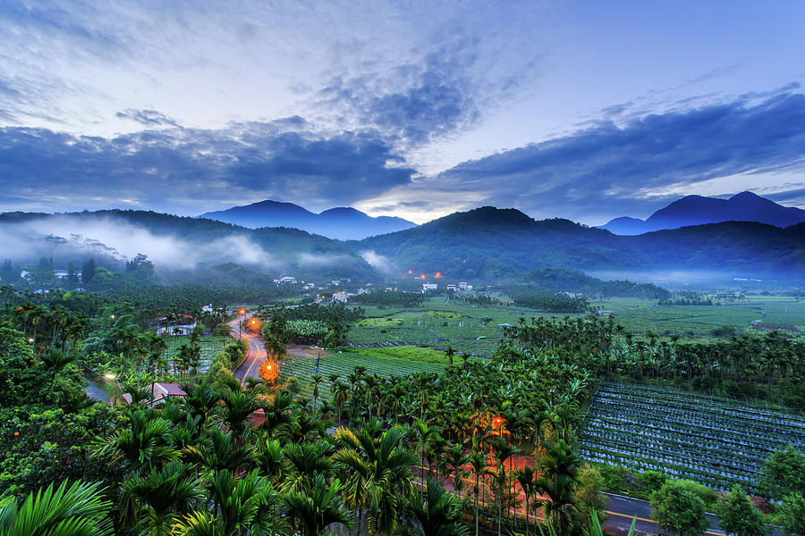Morning Valley Before Sun Rising Photograph by Samyaoo