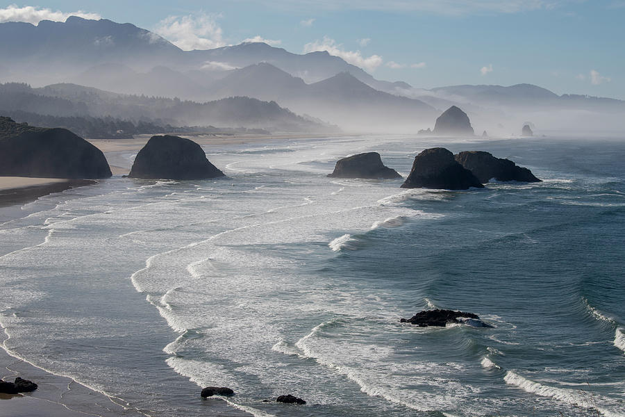 Morning View From Ecola Point Photograph by Robbert Mulder