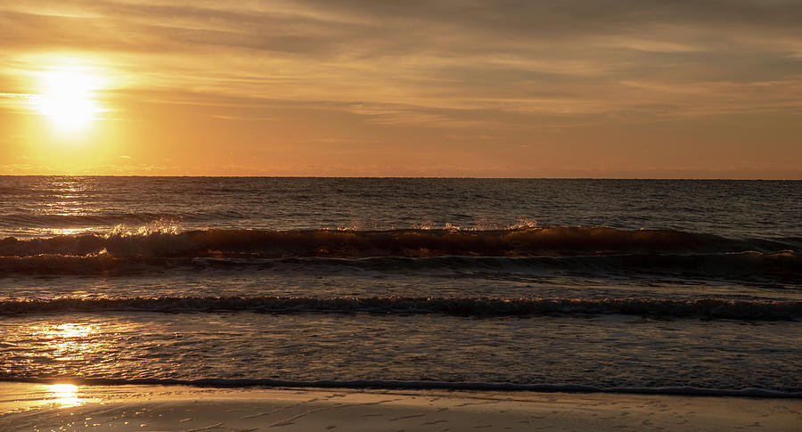 Morning Waves on Hilton Head No. 0379 Photograph by Dennis Schmidt