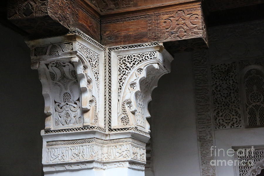 Moroccan Detail Architecture UP Close  Photograph by Chuck Kuhn