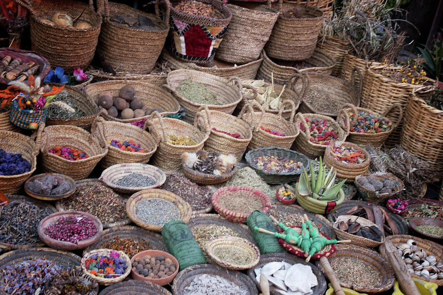 Moroccan Herbalist Photograph by Jessica Levant