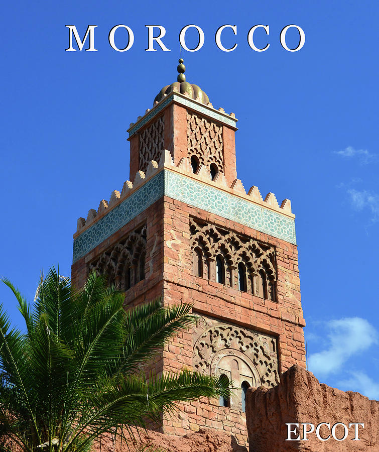 Morocco at Epcot work A Photograph by David Lee Thompson