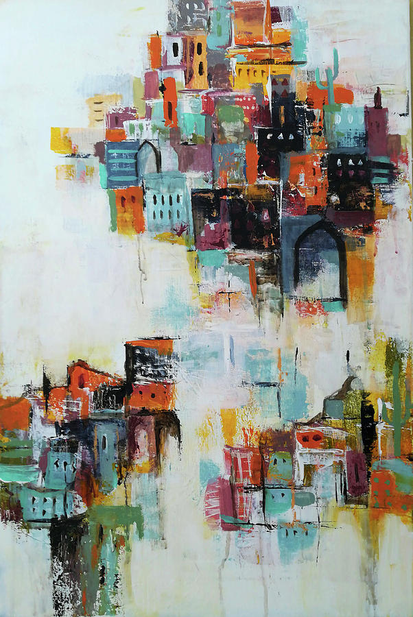 Morocco Painting by Florentina Maria Popescu