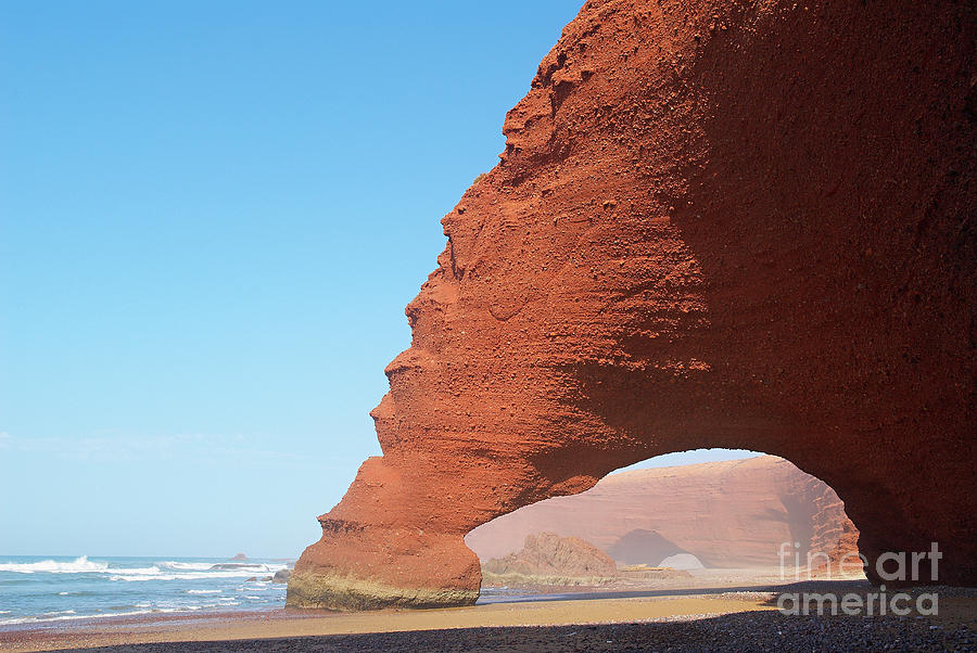 Morocco, Legzira, Rock Formation Photograph by Tuul & Bruno Morandi
