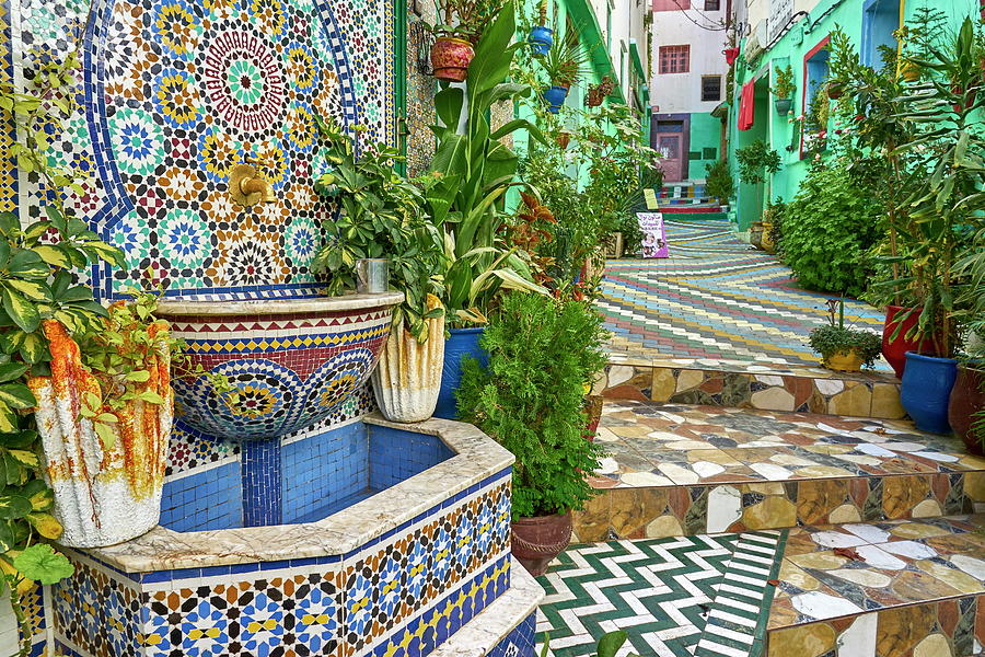 Morocco, Tetouan, Wazzan Medina Digital Art by Jan Wlodarczyk