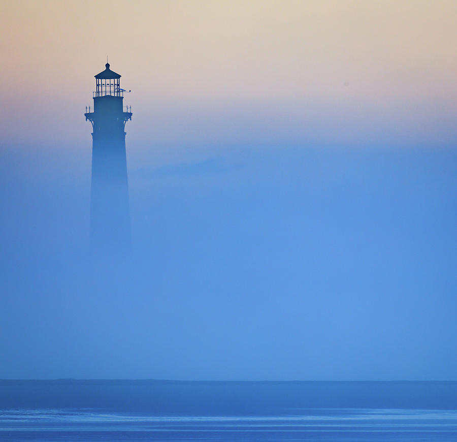 Morris Island Lighthouse Peeking Through Photograph by Donnie Whitaker