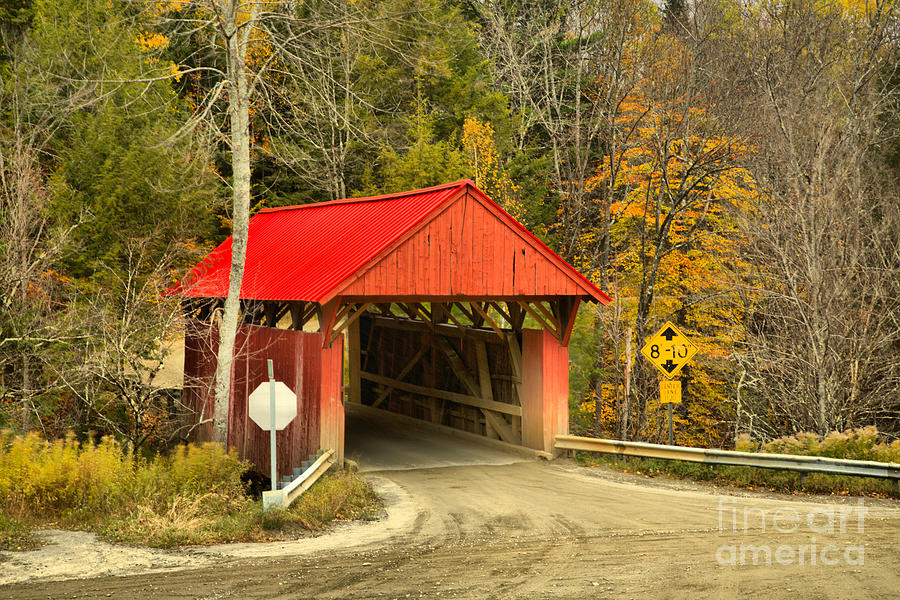 Morristown Vermont Covered Bridge Photograph by Adam Jewell