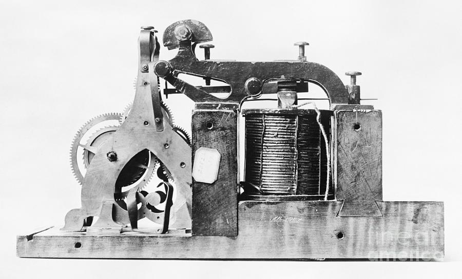 Morse Telegraph Register Receiver Photograph by Bettmann Morse Telegraph Register Receiver Photograph by Bettmann