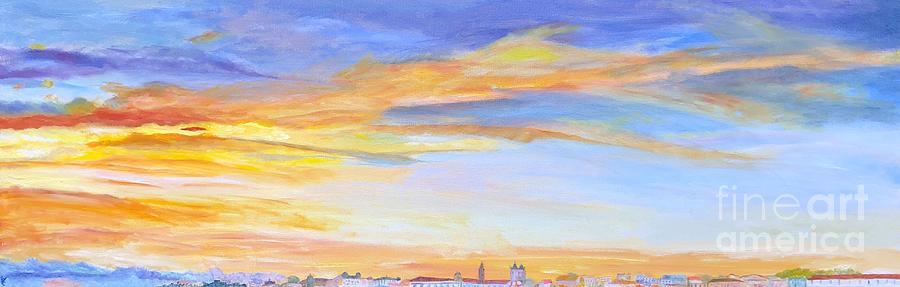 Sunset Painting - Mortal by Kate Conaboy