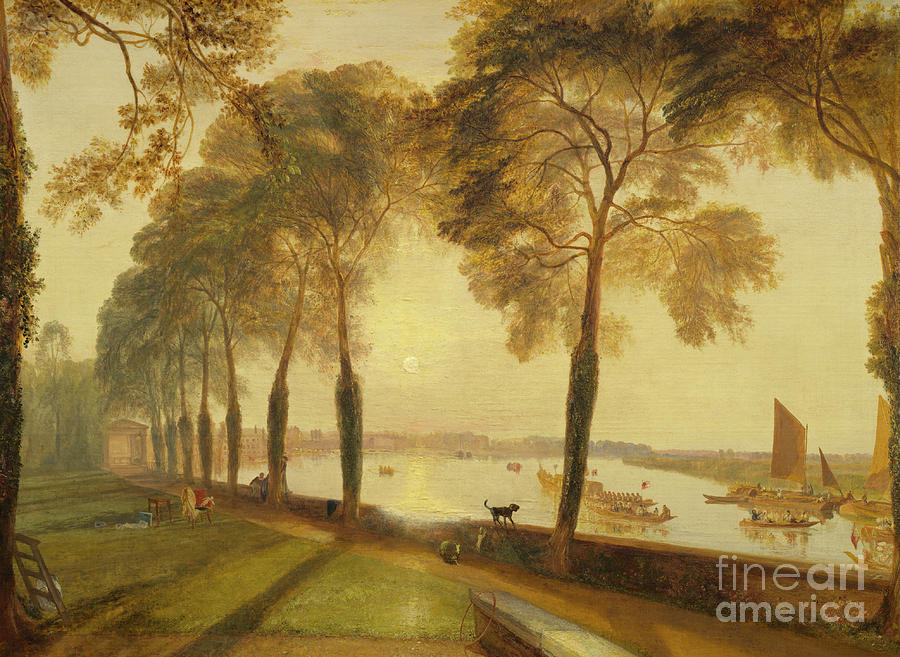 Joseph Mallord William Turner Painting - Mortlake Terrace, 1827 by Joseph Mallord William Turner