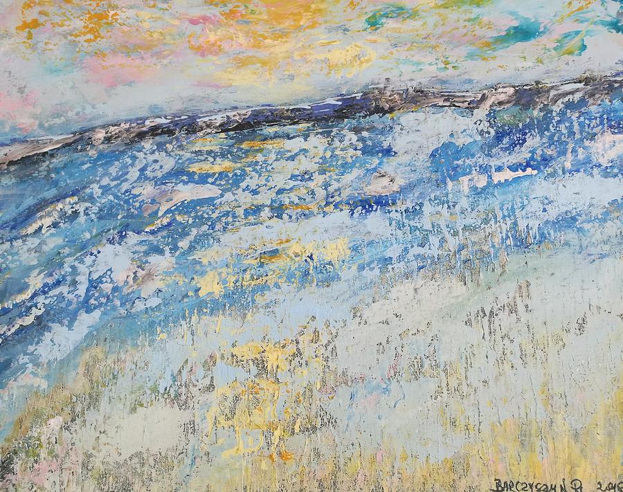 Meer Painting - Morze 2 by Renata Barczyszyn