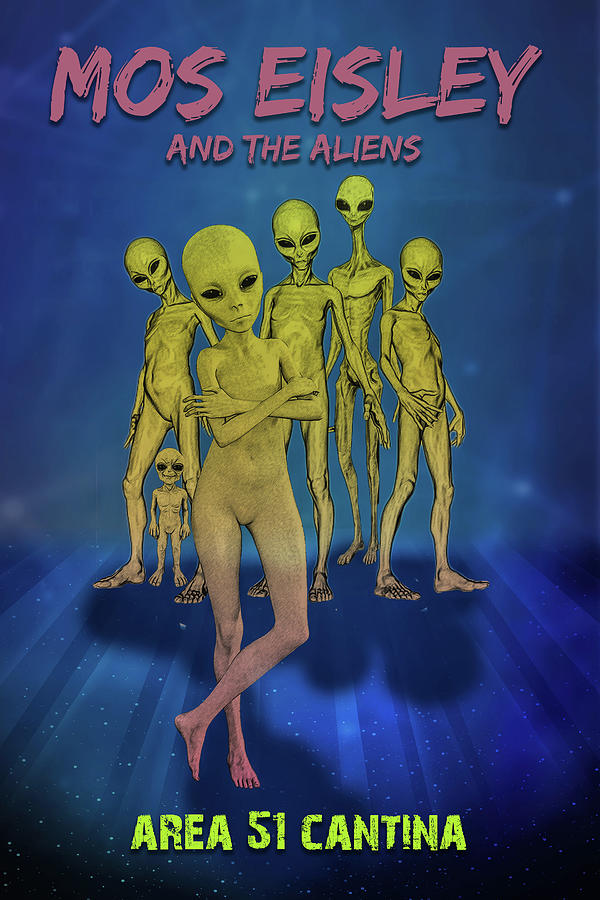Mos Eisley and the Aliens Digital Art by John Haldane