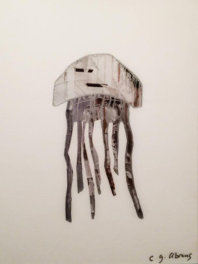 Jellyfish Painting - Mosaic Jellyfish by CG Abrams