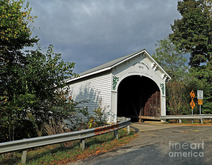 Moscow Covered Bridge, Indiana Photograph by Steve Gass - Fine Art America